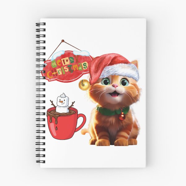 Item preview, Ginger cat and Christmas designed and sold by Skifia.