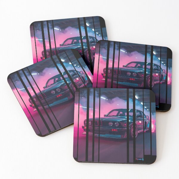 Item preview, B.W30 the Power of the 3 series drifting with neon smoke, retro 80s 12 designed and sold by Neon G.