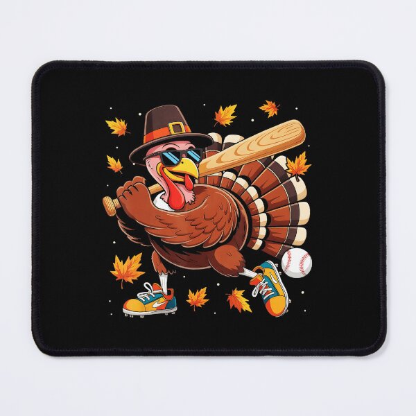 Item preview, Funny Turkey Baseball Game Day Thanksgiving Boy Kids designed and sold by JEFDodsonArt.
