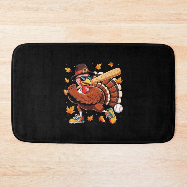 Item preview, Funny Turkey Baseball Game Day Thanksgiving Boy Kids  designed and sold by JEFDodsonArt.