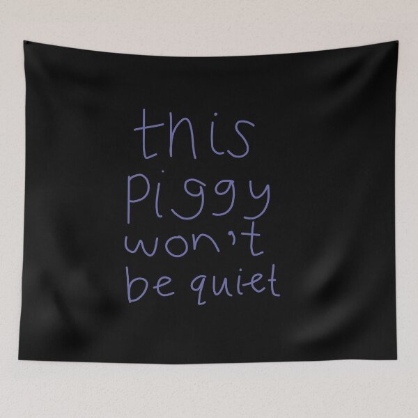 Item preview, Funny Quotes Silent Pig designed and sold by ellenhenry.