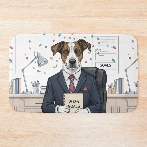 Item preview, Business Dog 2026 designed and sold by PetJoyPrintsCO.