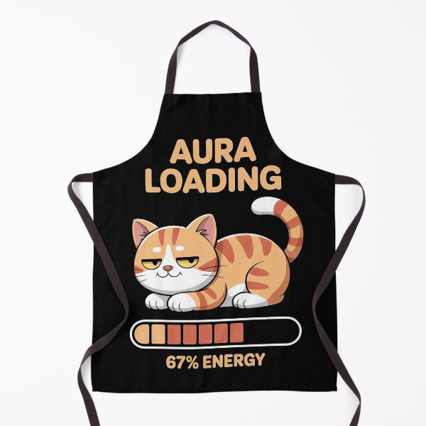 Item preview, Aura Loading 67% – Cute Cat Aesthetic - Six Seven Meme designed and sold by AuraByMarv.