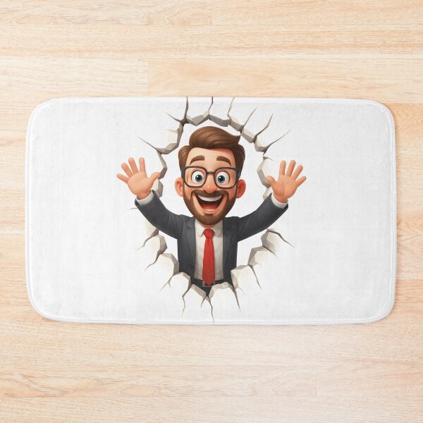 Item preview, Happy Businessman Office Breakthrough designed and sold by DigiHub Linker.