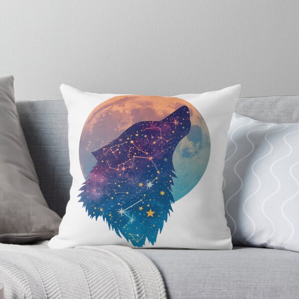 Item preview, Cosmic Star Wolf Illustration designed and sold by Don'R.