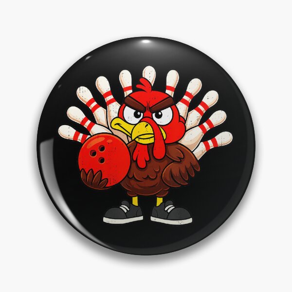 Item preview, Funny Turkey Bowling Thanksgiving Sports Humor Boy Kids  designed and sold by JEFDodsonArt.