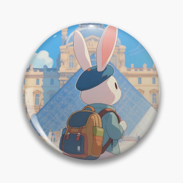 Item preview, Cute Bunny In The Louvre Museum Paris designed and sold by Aguilar Trips.