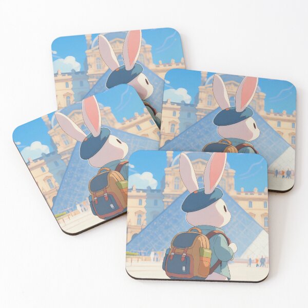Item preview, Cute Bunny In The Louvre Museum Paris designed and sold by Aguilar Trips.
