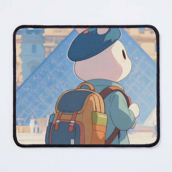 Item preview, Cute Bunny In The Louvre Museum Paris designed and sold by Aguilar Trips.