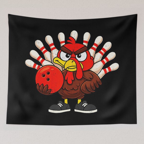 Item preview, Funny Turkey Bowling Thanksgiving Sports Humor Boy Kids  designed and sold by JEFDodsonArt.