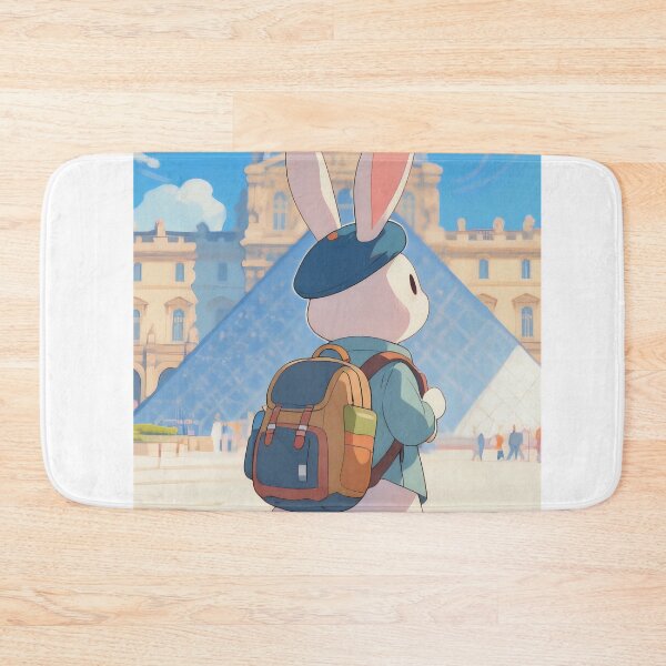 Item preview, Cute Bunny In The Louvre Museum Paris designed and sold by Aguilar Trips.