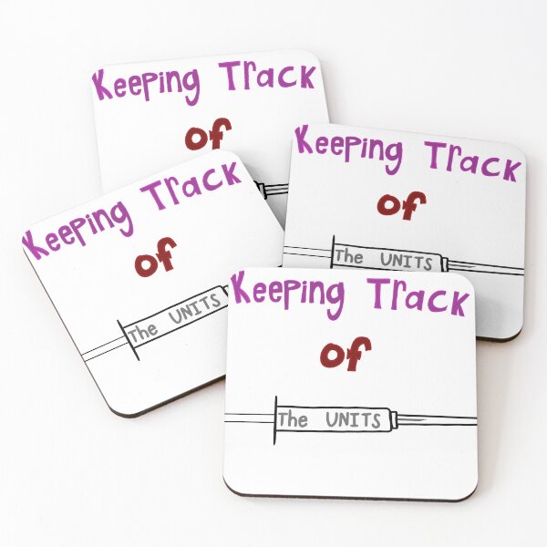 Item preview, Keeping Track of The UNITS designed and sold by RoJackMusic.
