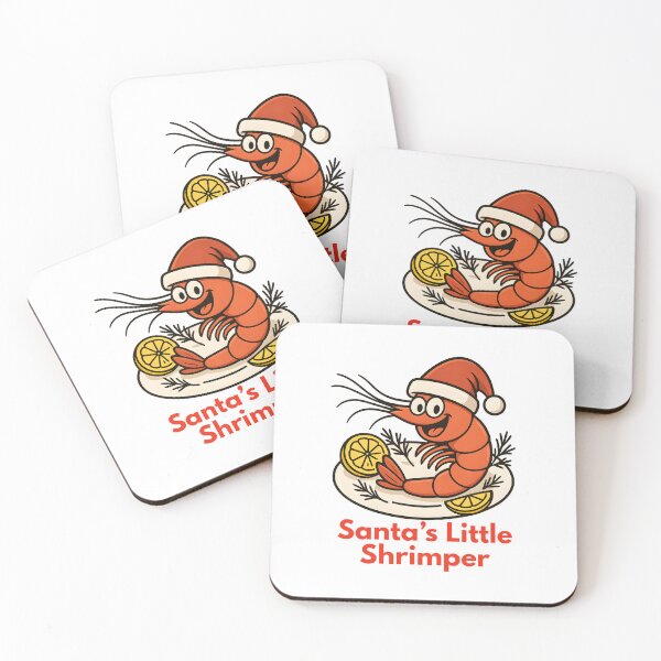 Item preview, Santa’s Little Shrimper – Funny Christmas Shrimp Design designed and sold by SVALANART.