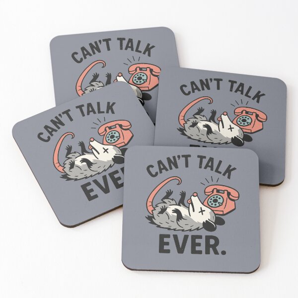 Item preview, Can’t Talk Possum designed and sold by PrintSmithArt.