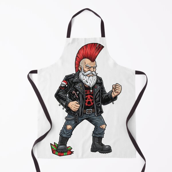 Item preview, Punk Rock Santa Bad Santa Rebellious Christmas Sticker T-Shirt Naughty List designed and sold by GeniePixel.