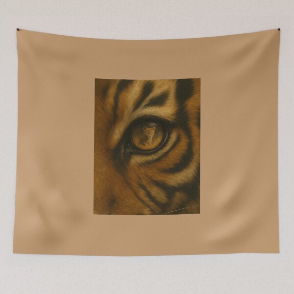 Item preview,  Tiger’s Eye of Love – Realistic Cub Reflection Art designed and sold by GeoWild Designs.