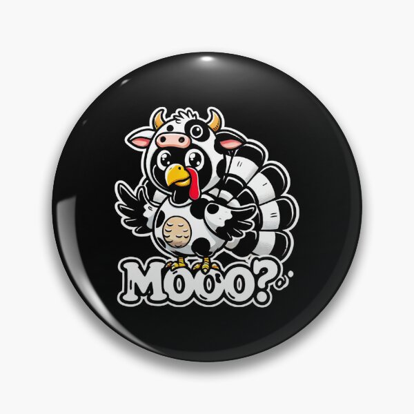 Item preview, Funny Turkey Cow Moo Thanksgiving Turkey  designed and sold by JEFDodsonArt.