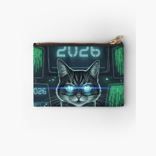 Item preview, Hacker Cat 2026 designed and sold by PetJoyPrintsCO.