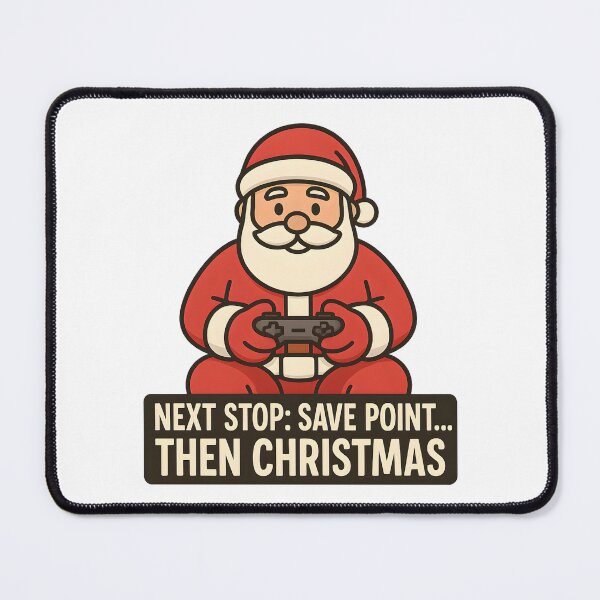 Item preview, Gamer Santa – Next Stop: Save Point, Then Christmas designed and sold by SVALANART.