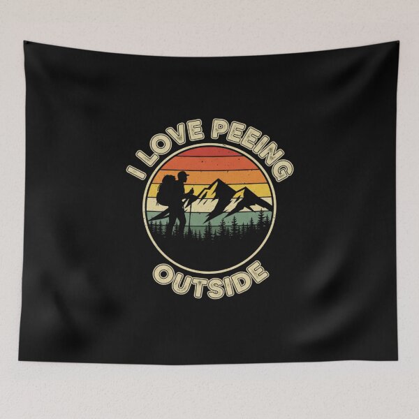 Item preview, I Love Peeing Outside – Funny Camping & Outdoor Humor designed and sold by JustCrafted.