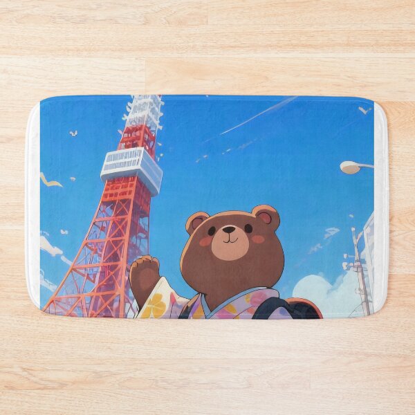 Item preview, Cute Bear In The Tokio Tower designed and sold by Aguilar Trips.