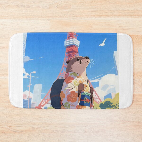 Item preview, Cute Ferret In The Tokio Tower designed and sold by Aguilar Trips.