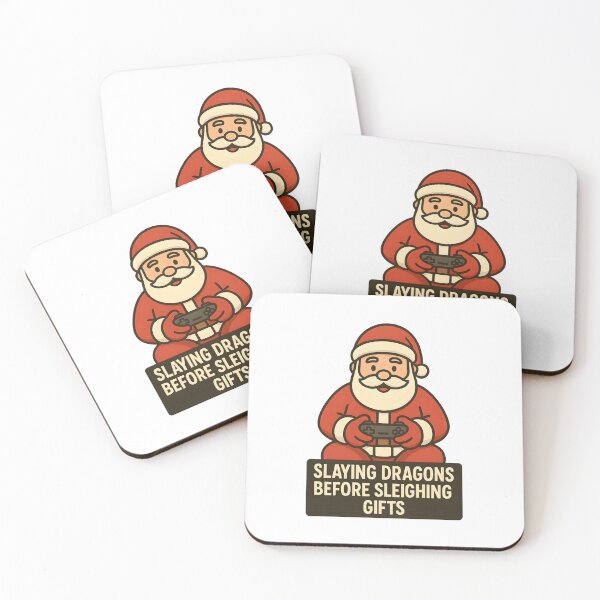 Item preview, Gamer Santa – Slaying Dragons Before Sleighing Gifts designed and sold by SVALANART.