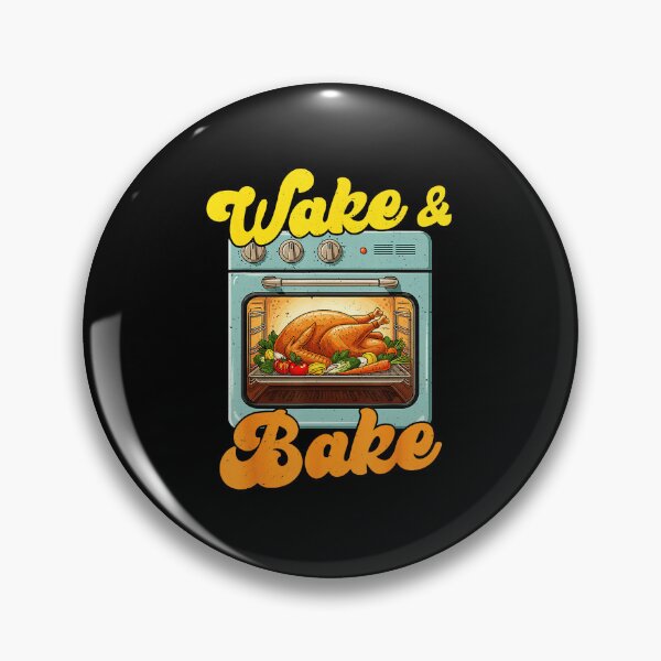 Item preview, Funny Turkey Day Thanksgiving Wake And Bake Dad designed and sold by JEFDodsonArt.