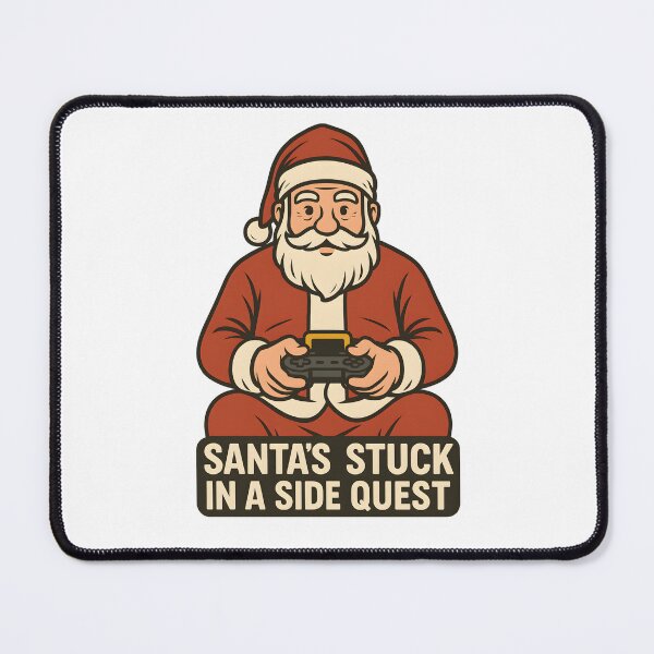 Item preview, Gamer Santa – Santa’s Stuck in a Side Quest designed and sold by SVALANART.