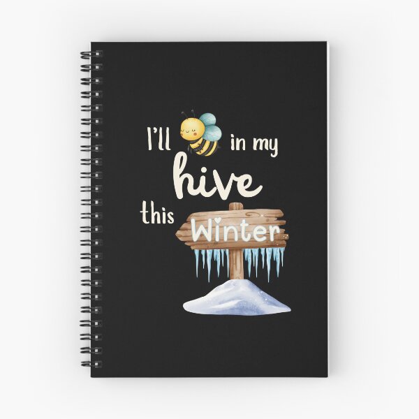 Item preview, Cute Bee in My Winter Hive – I’ll Bee in My Hive This Winter designed and sold by SunandShade.