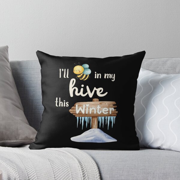 Item preview, Cute Bee in My Winter Hive – I’ll Bee in My Hive This Winter designed and sold by SunandShade.