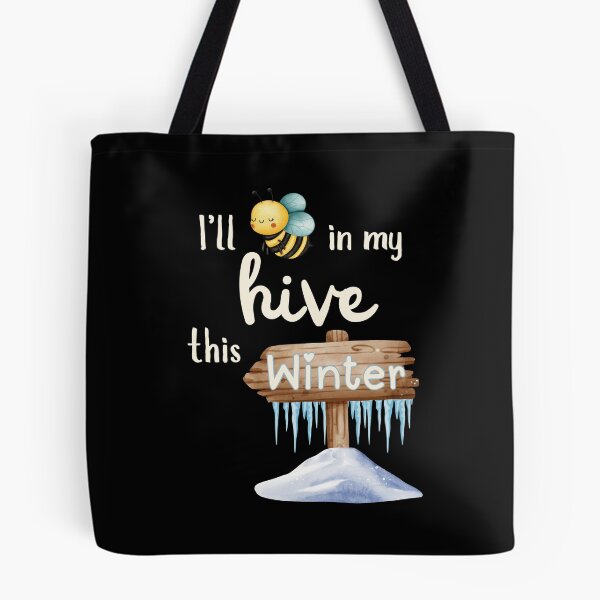 Item preview, Cute Bee in My Winter Hive – I’ll Bee in My Hive This Winter designed and sold by SunandShade.