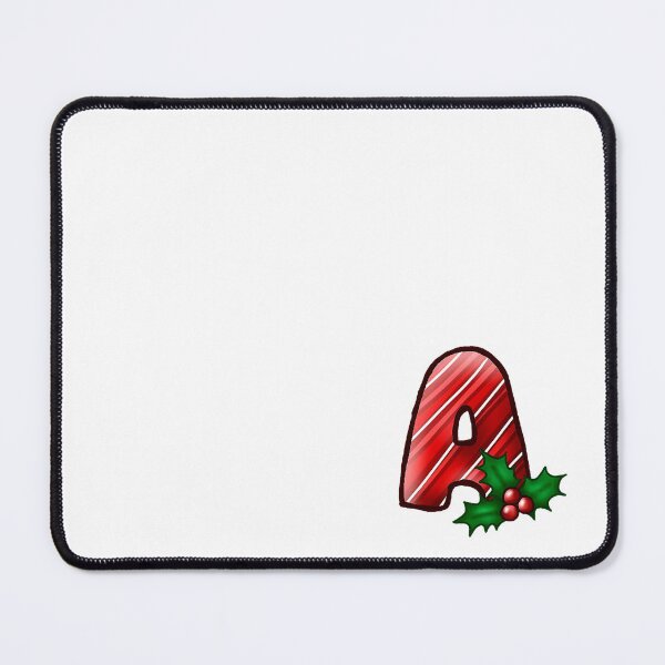 Item preview, A Monogram (Candycane) designed and sold by CharmedHeartArt.