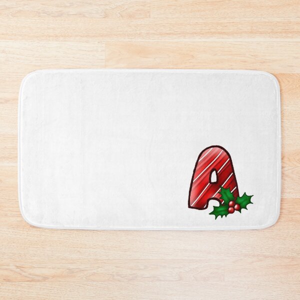 Item preview, A Monogram (Candycane) designed and sold by CharmedHeartArt.