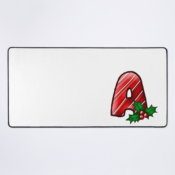 Item preview, A Monogram (Candycane) designed and sold by CharmedHeartArt.
