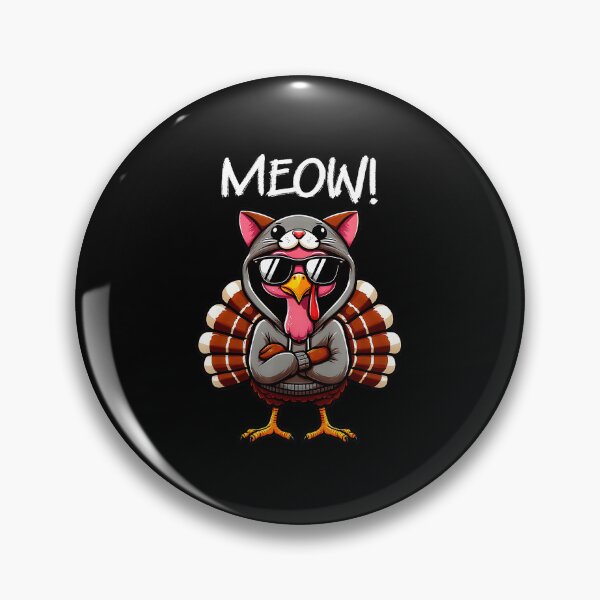 Item preview, Funny Turkey Disguised As A Cat Meow Funny Thanksgiving  designed and sold by JEFDodsonArt.