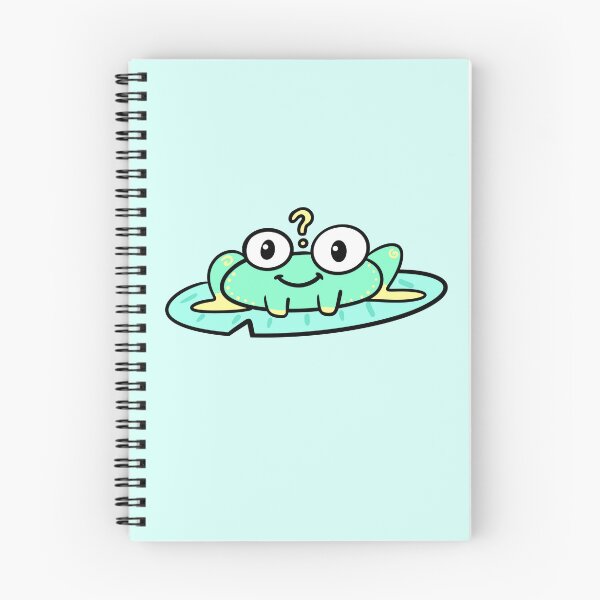 Item preview, Confused Frog Face – Cute Funny Deadpan face Emoji designed and sold by SolarWayfarer.