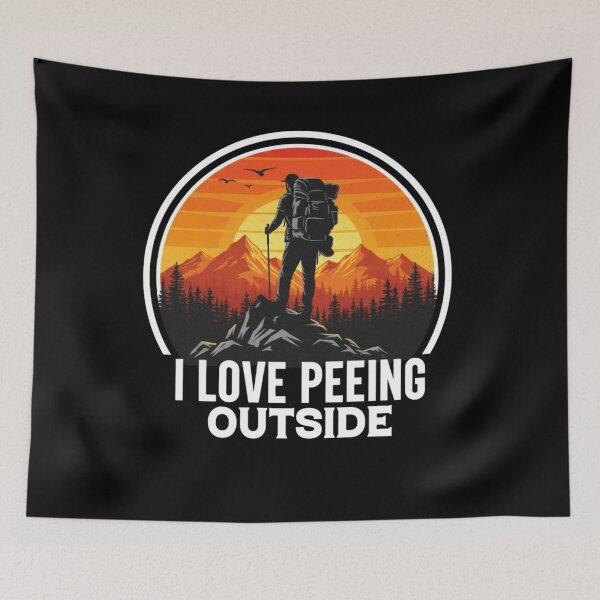 Item preview, I Love Peeing Outside – Funny Camping & Outdoor Humor designed and sold by JustCrafted.