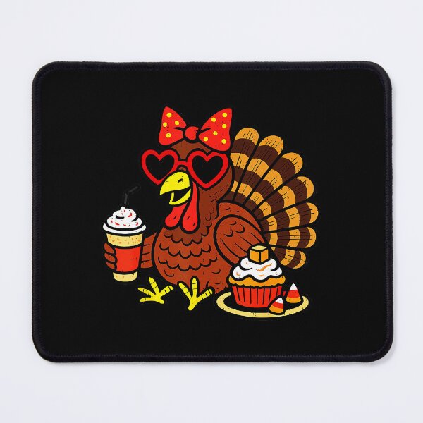 Item preview, Funny Turkey Drinking Coffee Fall Thanksgiving Costume designed and sold by JEFDodsonArt.