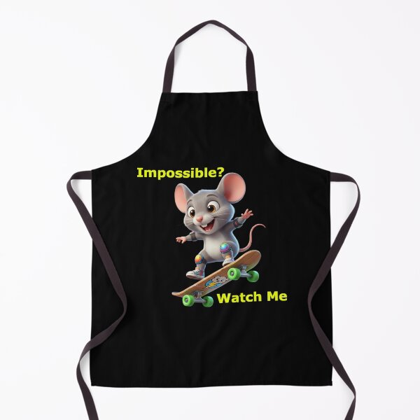 Item preview, Zippy Mouse Skateboarding Pixar Style Art designed and sold by Zippy Creation.