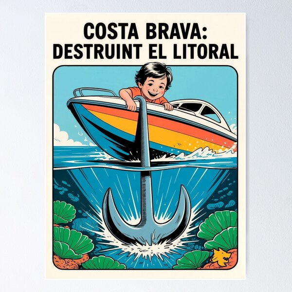 Item preview, Destrucció litoral costa brava designed and sold by TerradVents.