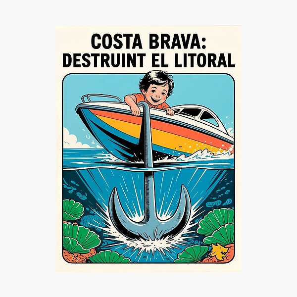 Artikelvorschau, Zerstörte Küste der Costa Brava entworfen und verkauft von TerradVents.