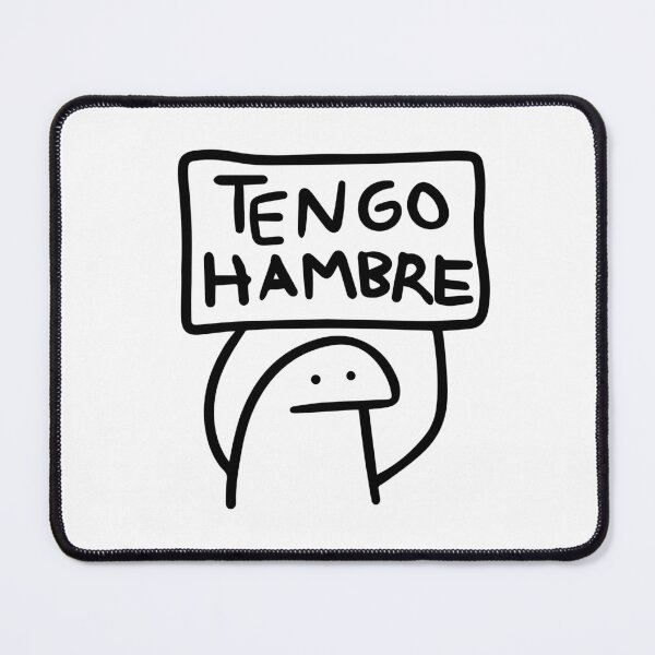 Item preview, Tengo hambre!!! Flork meme en español spanish funny sticker T-Shirt designed and sold by marina ralston.