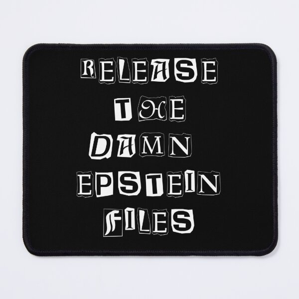 Item preview, Release the Epstein Files (Ransom Note) designed and sold by SabbaticalSteve.
