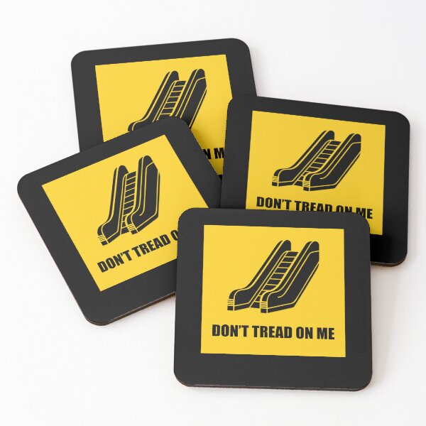 Item preview, DON'T TREAD ON ME (Trump Escalator Joke) designed and sold by SabbaticalSteve.