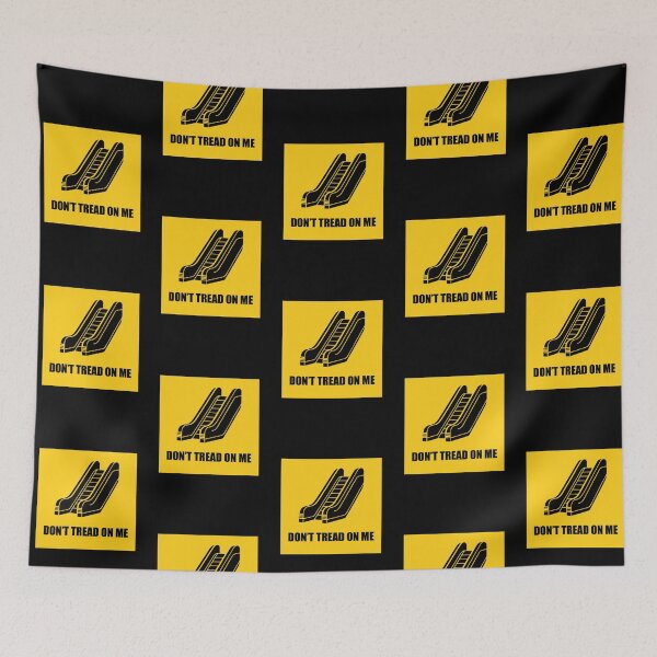 Item preview, DON'T TREAD ON ME (Trump Escalator Joke) designed and sold by SabbaticalSteve.