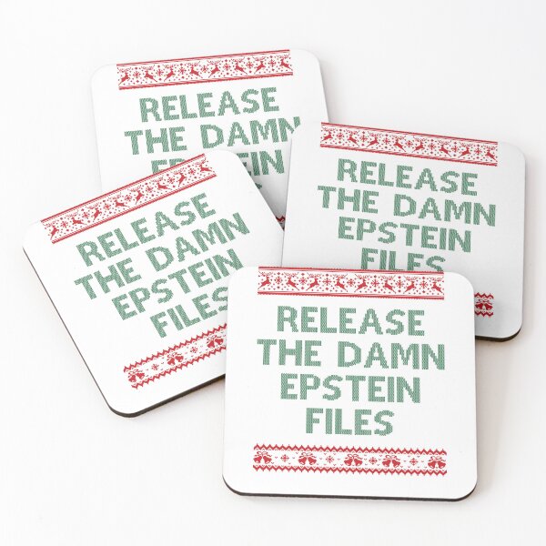 Item preview, Release the Epstein Files (Christmas / Xmas / Holiday) designed and sold by SabbaticalSteve.
