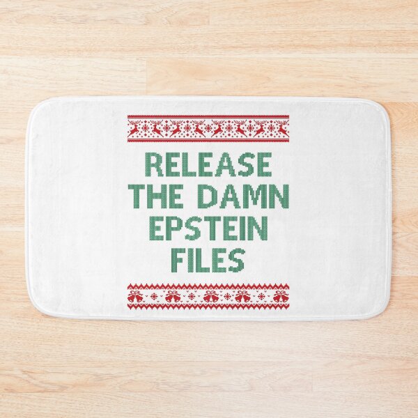 Item preview, Release the Epstein Files (Christmas / Xmas / Holiday) designed and sold by SabbaticalSteve.