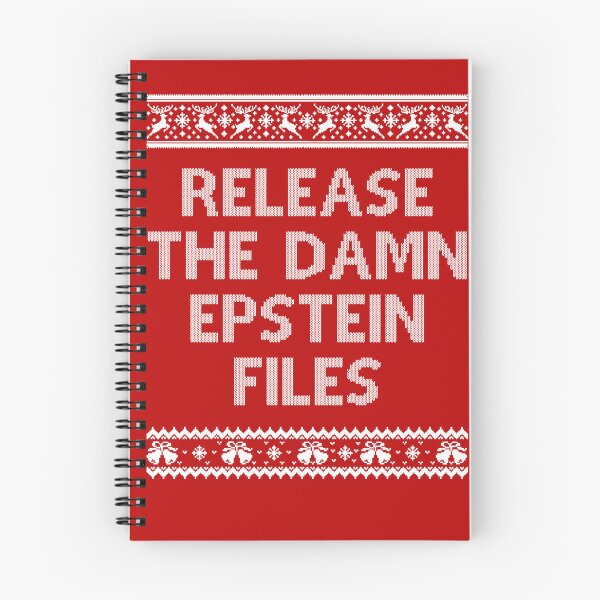 Item preview, Release the Epstein Files - White Text (Christmas / Xmas / Holiday) designed and sold by SabbaticalSteve.