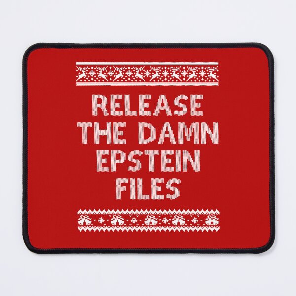Item preview, Release the Epstein Files - White Text (Christmas / Xmas / Holiday) designed and sold by SabbaticalSteve.